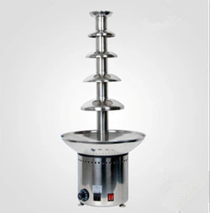 CF-6   Professional commercial use 6 tiers stainless steel chocolate waterfall fountain