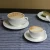 Import Chaozhou coffee shop white ceramic vintage bone china tea cups and saucer from China