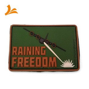 Cheap Custom Rubber Embossed 3D Soft  PVC Patch