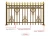 Import Cheap easily assembled fence styles for garden and landscape building from China