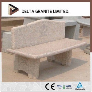 Cheap natural stone bench for outdoors to decorate  park