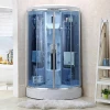 Cheap Price Self Contained Steam Bath Fibreglass Shower Cubicle With Different Sizes