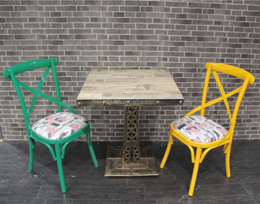 Cheap restaurant table and chair used for sale