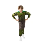 Children Boys Superhero Hulk Cosplay Muscle Jumpsuit Dress-up Kids Halloween Carnival Party Costumes