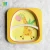 Import Children Tableware Bamboo Fiber Cute Cartoon Baby Feeding Dinnerware Set from China