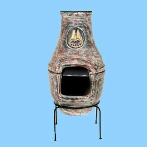 Chiminea Stand Grill Outdoor outside fire pit