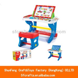 China 2014 new product plastic learning kids desk,educational toys,preschool,pretend education China supplier