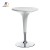 Import China Best Price Home Club Ajustable Chromed Base Round Plastic Top Bar Table from China