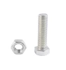 china factory GB hex bolts and nuts GB/T5782/5783  hex bolt factory Black Plain Silver