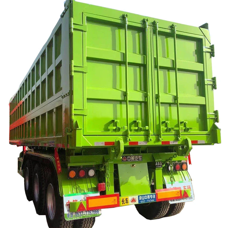 China High Quality 40 Ton 60 Ton Truck 3 Axles Dump Semi Trailers