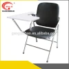 China office furniture manufacturer folded fashion student training study chair with writing pad
