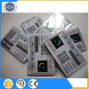 China printing Manufacturer Pvc Scratch Calling Card / Scratch off Card
