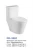 Import China Sanitary Ware Dual Flush Wc Water Saving White Ceramic Bathroom Washdown Two Pieces  Toilet With Slow Close Seat Cover from China