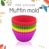 China silicone muffin round cup cake China suppliers cup cake baking kitchen baking tool