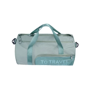 China Supplier Cheap Price Lightweight Nylon Outdoor Travel Tote Clothes Storage Duffle Luggage Bag With Adjustable Strap