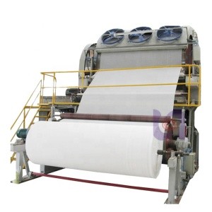 China supplier small waste paper recycle processing converting product jumbo roll toilet tissue paper making machine mill price