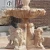 Import chinese outdoor natural stone large marble water fountain for sale from China