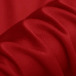 Chinese Red Silk Stretch Double Georgette Fabric For Sale 60 Colors In Stock by Xinhe Textiles