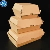 Chot Sale Customized Paper Cardboard Hamburger Box