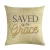 Christian Pillowcase Cover Saved by Grace Christian Gifts OEM Cushion Cover OEM ODM