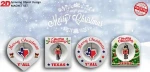 Christmas Magnets Souvenir and Gifts Spinning Object