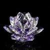 Christmas Sale Quartz Ornaments Feng shui Crystals flowers Gifts Crafts For Home wedding decoration Crystal Glass Lotus Flower