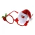 Import Christmas Santa Claus glass Eyeglass Costume Eye Frame Party Decor Gift Novelty Ornament Costume Accessory from China