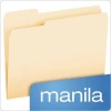 Classic Manila File Folders, Letter Size, 8-1/2&quot; x 11&quot;, 1/3-Cut Tabs in Left, Right, Center Positions, 100 Per Box