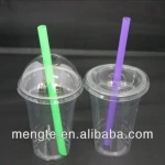 clear fancy plastic juice cup