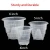 Import Clear Plastic Plant Planters for Orchids with Holes and Slots 4, 5 6 inch size orchid cups from China