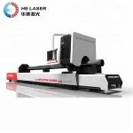 Cnc machine cutting Fiber Laser Metal Pipe / Tube Cutting Machine for indian market