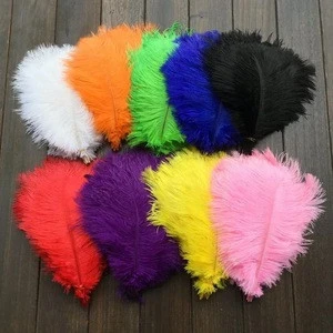 colorful ostrich feathers for wedding decoration