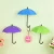 Import Colorful Umbrella Shaped Creative Hanger Decorative Holder Pasties Wall Hook For Kitchen Bathroom Accessories Set from China