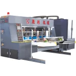Computer control high speed carton box printing machine slooting die cutting machine