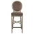 Import contemporary bar stools Bar furniture Vintage Armless bar stool with round back from China