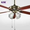 contemporary fans 52 inch wood led decorative ceiling fan with remote control