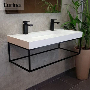 Corians acrylic wash basin artificial stone bathroom sinks wash basin for sale