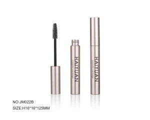 Cosmetic package simple mascara cosmetics makeup packaging tube GOLDEN