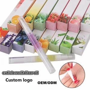 Cosmetics Tube Natural Nail Polish Bottle With Brush Logo Lip Oil Container Cuticle Oil Pens