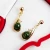 Import Cost-effective natural Hetian jade jewelry earrings crafts from China