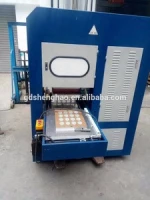 Cotton bottom powder puff water droplets flocking puff making machine