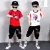 Import 100% Cotton Children Summer Clothes Set Boys T Shirt + Pants Casual Sports Suits 5-14 Years Kids Clothing Casual 2 Piece from China