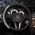 Import Crystal rhinestone car steering wheel cover Bling Bling rhinestone car diamond and leather from China
