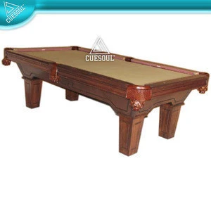 CUESOUL Deluxe Solid wood Slate Billiard Table, OEM Welcome