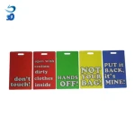 custom 3d lenticular printing fancy hang tags for garment