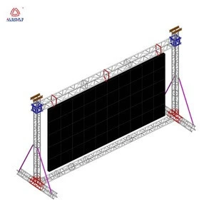 Custom aluminum alloy lighting led display stage truss systems