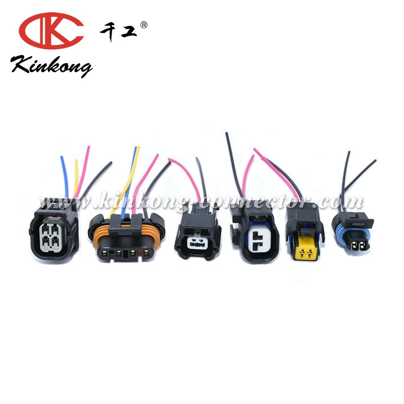 Custom Chinese automotive wiring harness with fuel injector connector