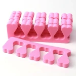 Custom colorful EVA nail art tools disposable toe nail separator