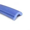 custom colors withe silicone rubber foam sponge bumper buffer extrusion profile seal strip