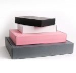 Custom Delivery Moving Kraft Paper Gift Box T Shirt Clothing Apparel Packaging Paper Box